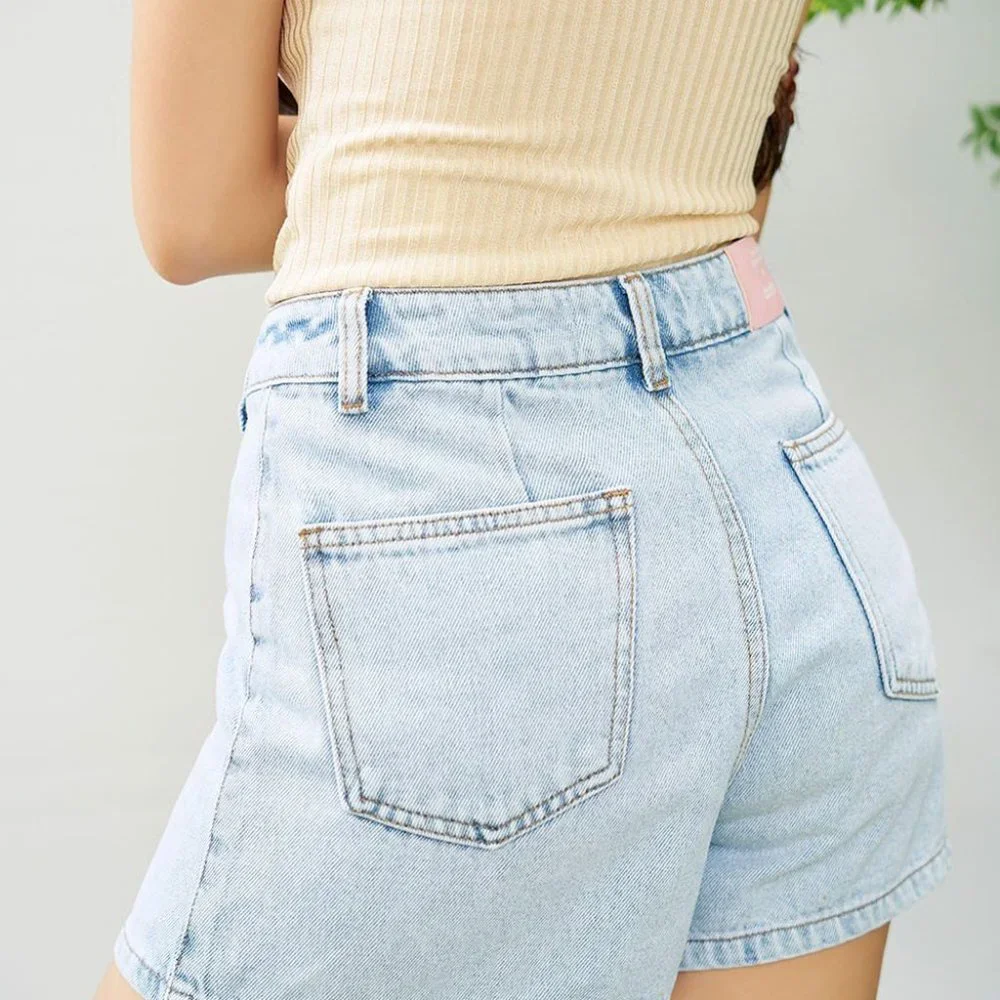 COPY - Short Skirt Denim Blue - Q0311 - Picture 3 of 5
